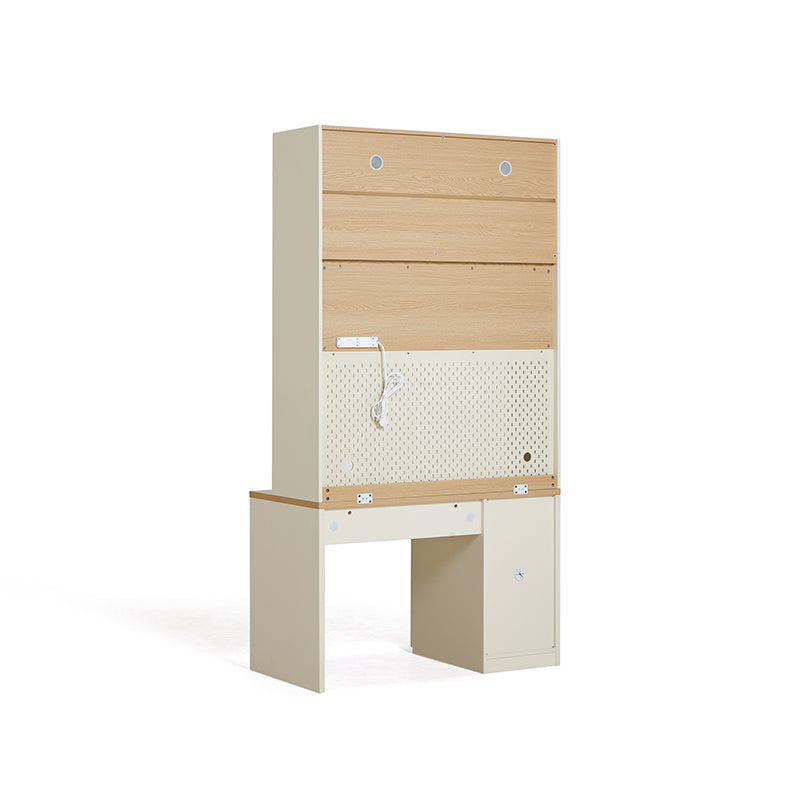 Bonnie 1.2m Single Office Desk/Computer Table Set With Drawer/Bookcase/Chair