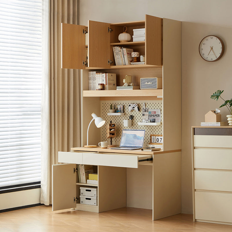 Bonnie 1.2m Single Office Desk/Computer Table Set With Drawer/Bookcase/Chair