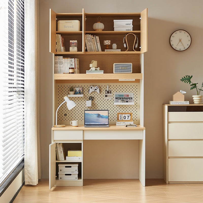 Bonnie 1.2m Single Office Desk/Computer Table Set With Drawer/Bookcase/Chair
