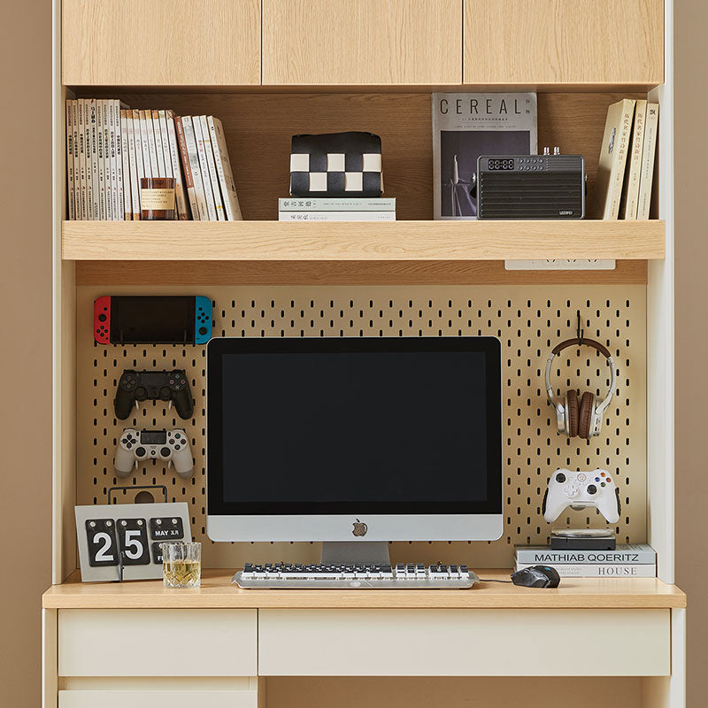 Bonnie 1.2m Single Office Desk/Computer Table Set With Drawer/Bookcase/Chair