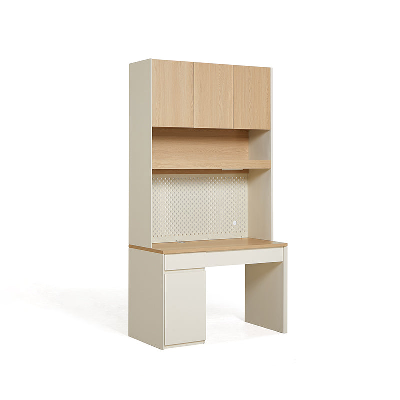 Bonnie 1.2m Single Office Desk/Computer Table Set With Drawer/Bookcase/Chair