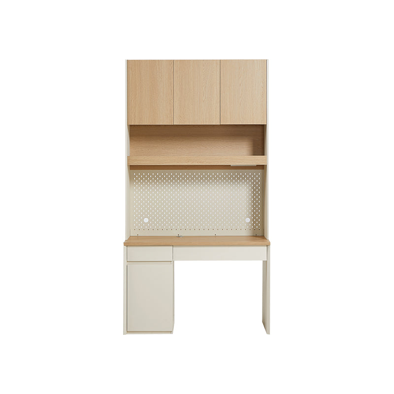 Bonnie 1.2m Single Office Desk/Computer Table Set With Drawer/Bookcase/Chair