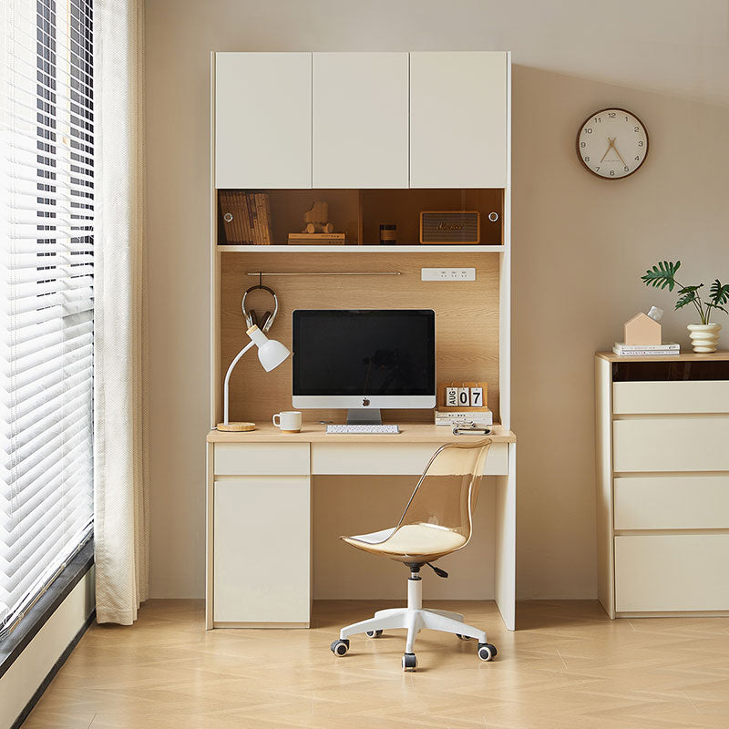 Bonnie 1.2m Single Office Desk/Computer Table Set With Drawer/Chair/Bookcase