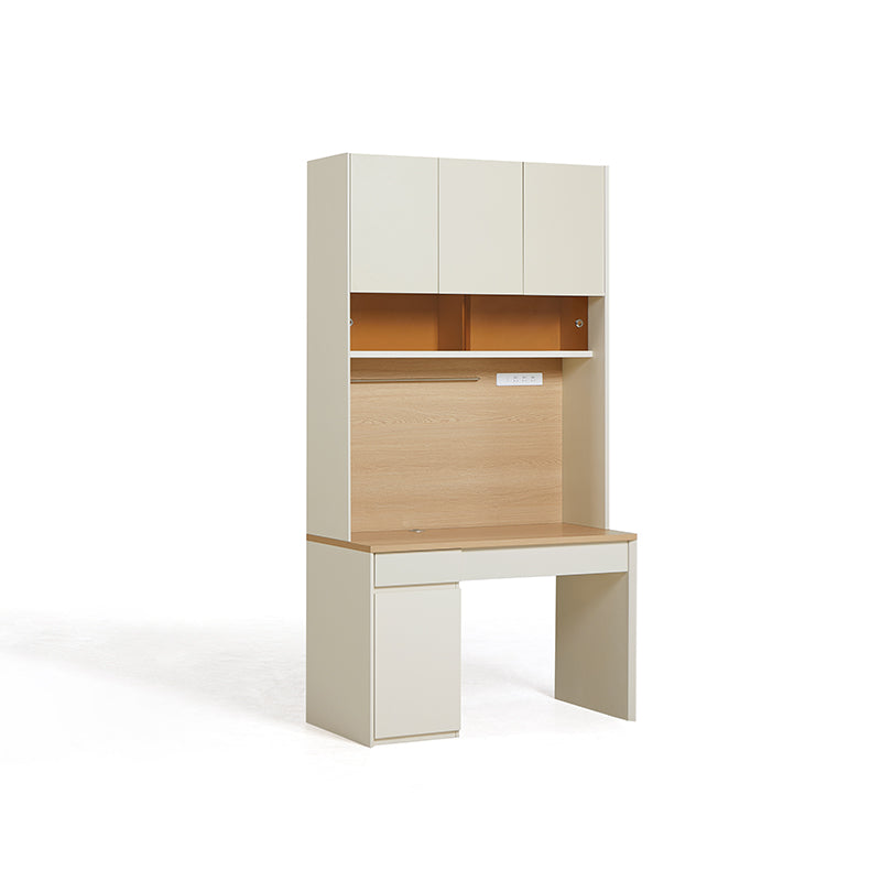 Bonnie 1.2m Single Office Desk/Computer Table Set With Drawer/Chair/Bookcase