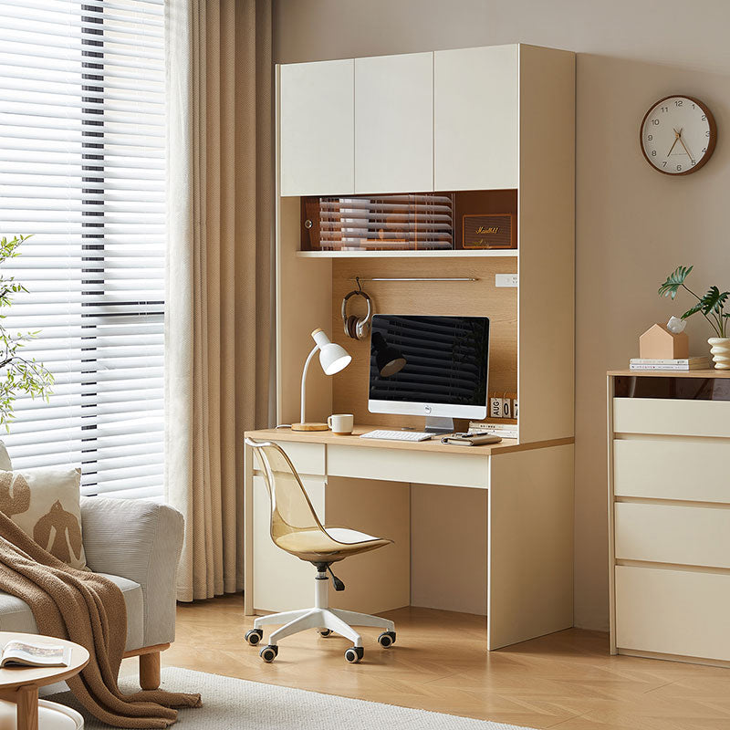 Bonnie 1.2m Single Office Desk/Computer Table Set With Drawer/Chair/Bookcase