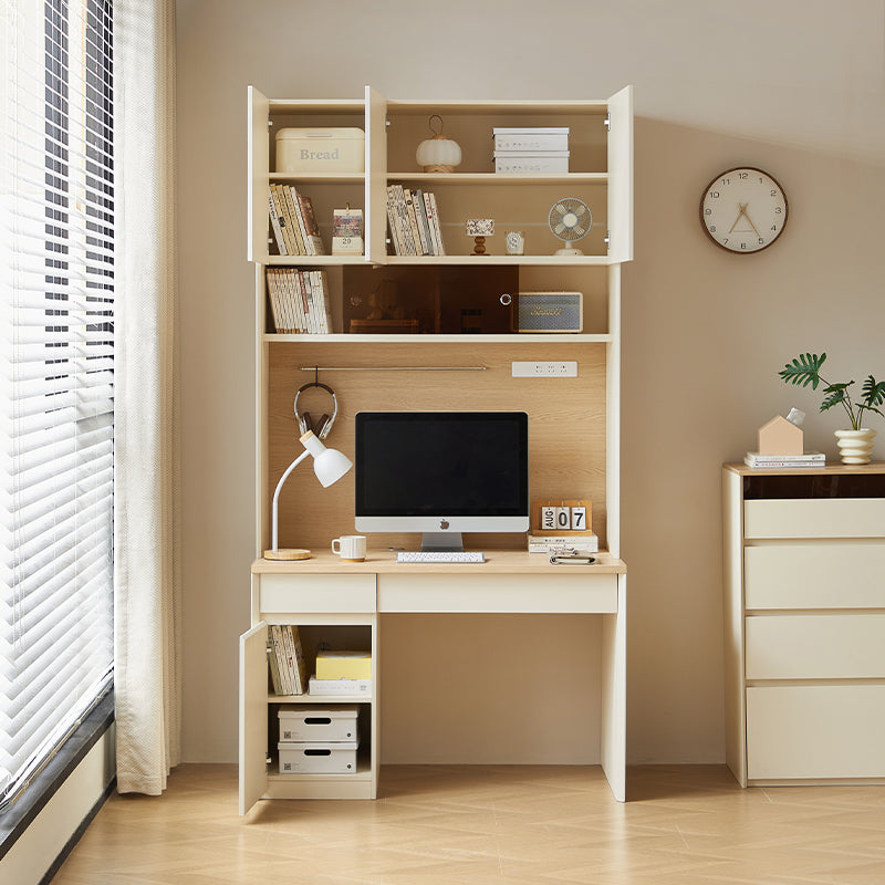 Bonnie 1.2m Single Office Desk/Computer Table Set With Drawer/Chair/Bookcase