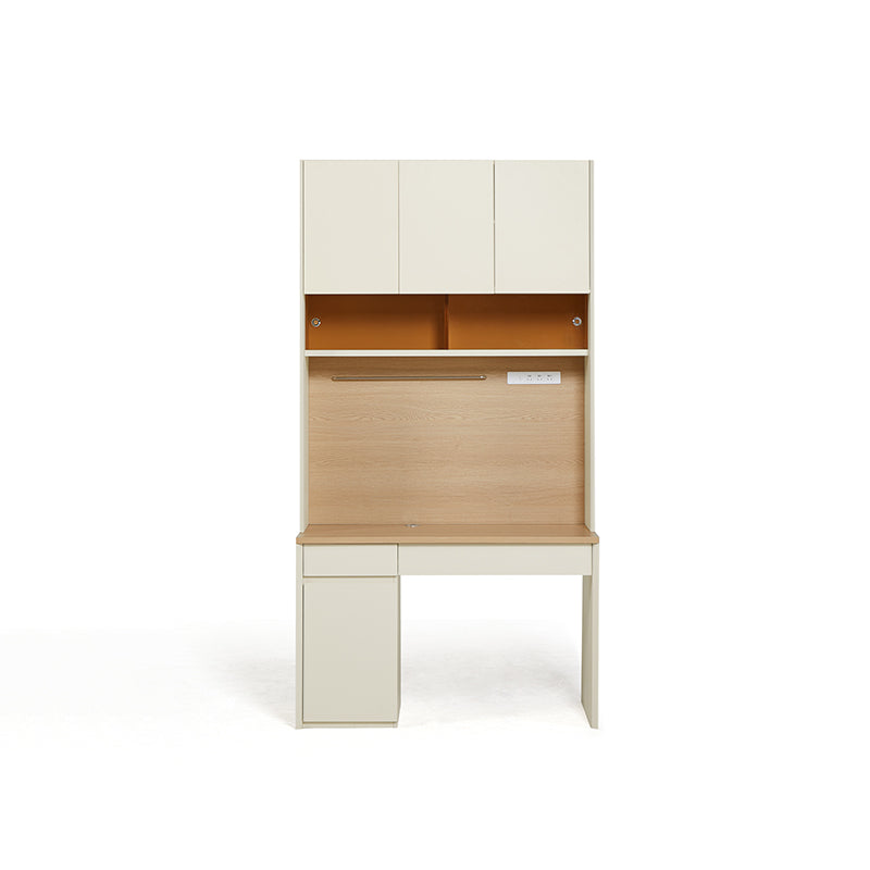 Bonnie 1.2m Single Office Desk/Computer Table Set With Drawer/Chair/Bookcase