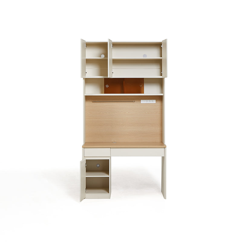 Bonnie 1.2m Single Office Desk/Computer Table Set With Drawer/Chair/Bookcase