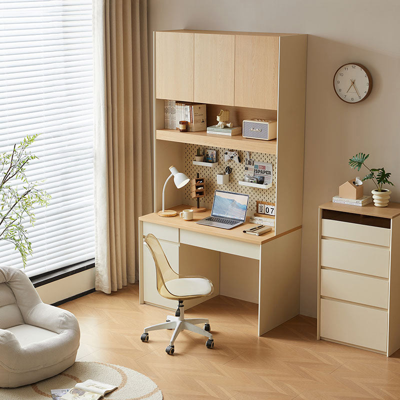 Bonnie 1.2m Single Office Desk/Computer Table Set With Drawer/Bookcase/Chair