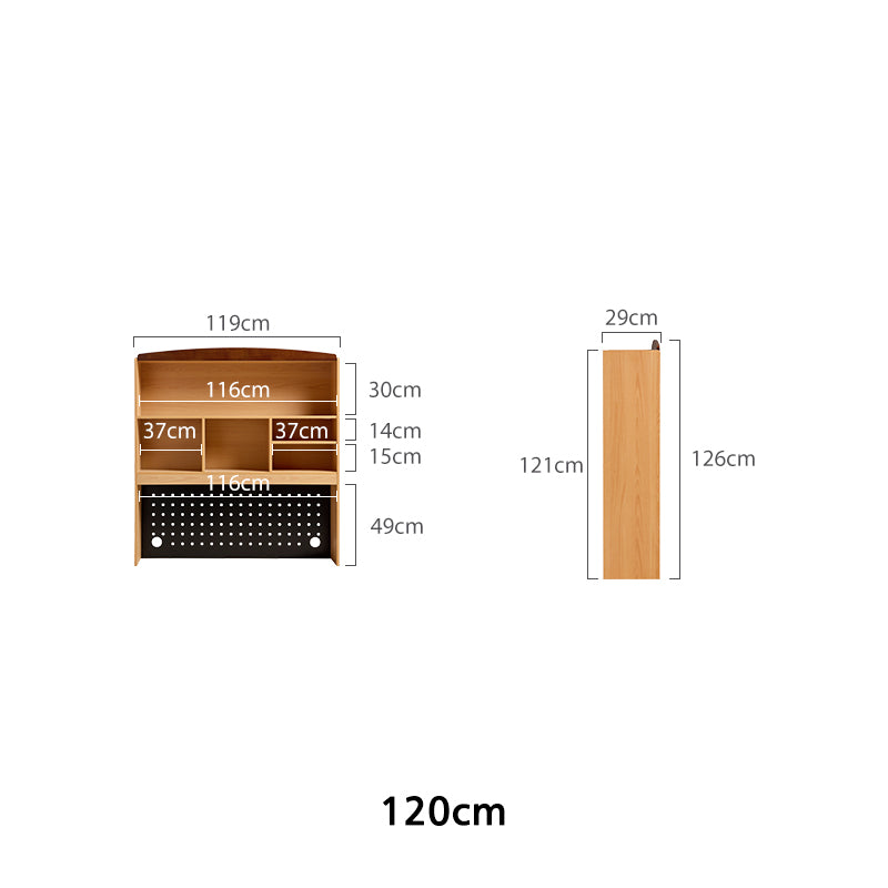 Alexis 1.0m/1.2m Single Office Desk/Computer Table With Cabinet/Bookcase