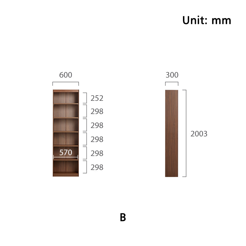 Roger Bookcase Modular Display Shelf & Storage Multiple Size