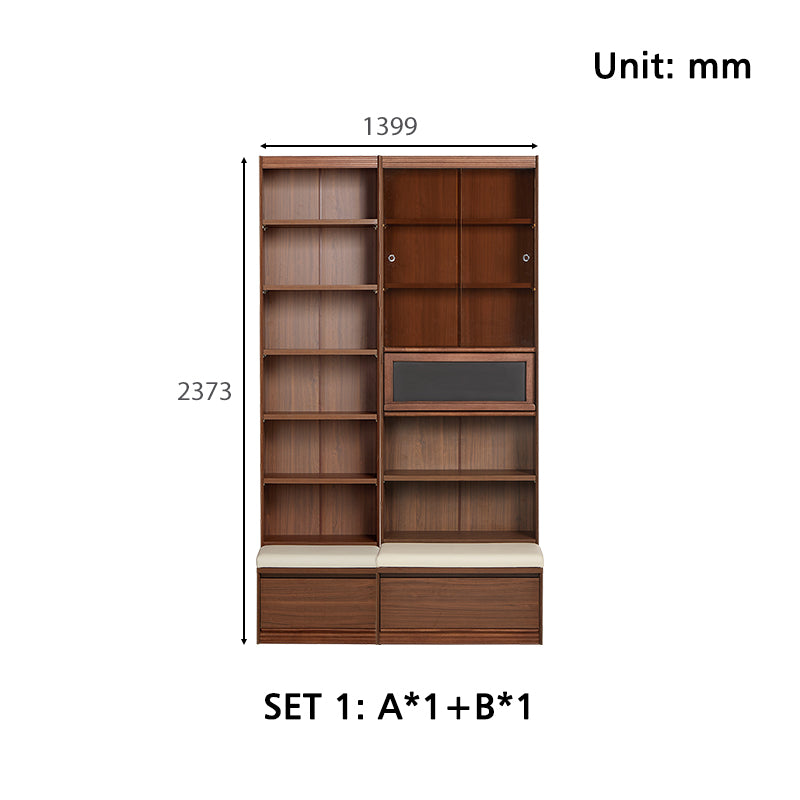 Ronald Bookcase Modular Display Shelf & Storage Multiple Size
