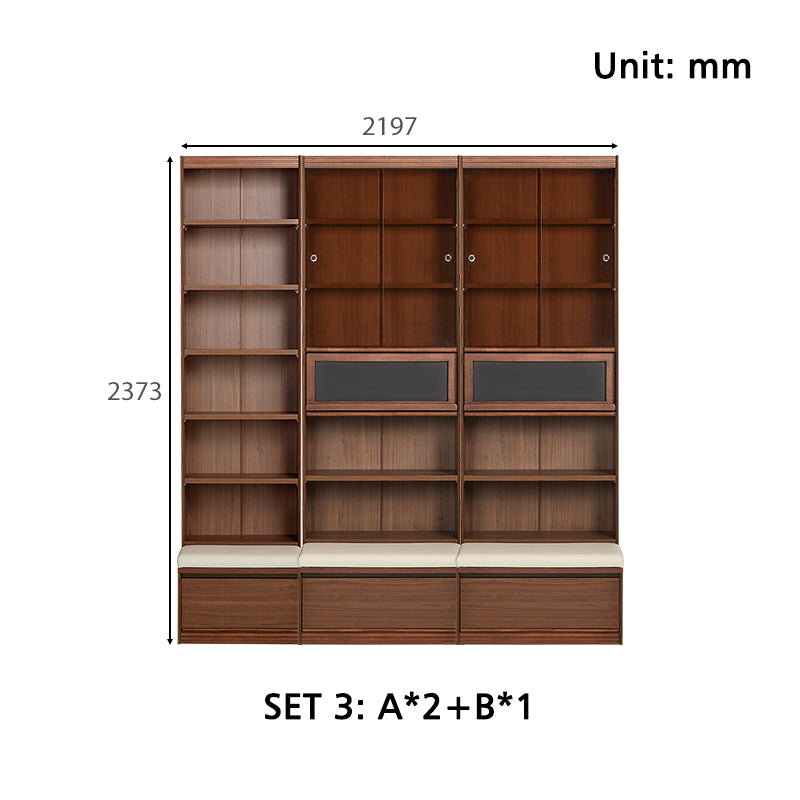 Ronald Bookcase Modular Display Shelf & Storage Multiple Size