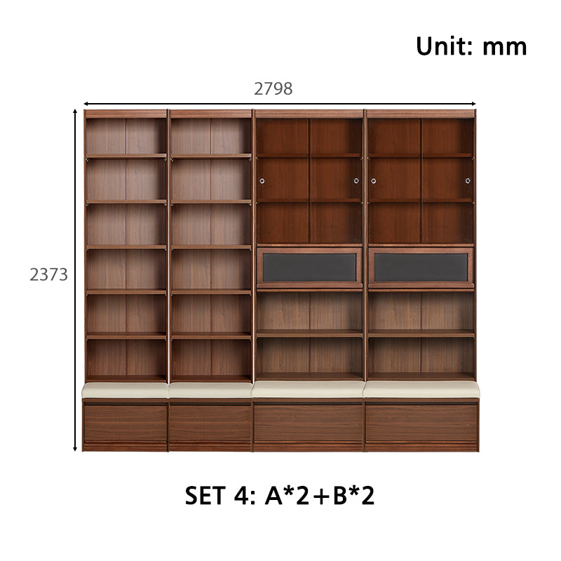 Ronald Bookcase Modular Display Shelf & Storage Multiple Size