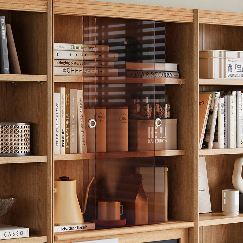 Roger Bookcase Modular Display Shelf & Storage Multiple Size Natural Wood Color