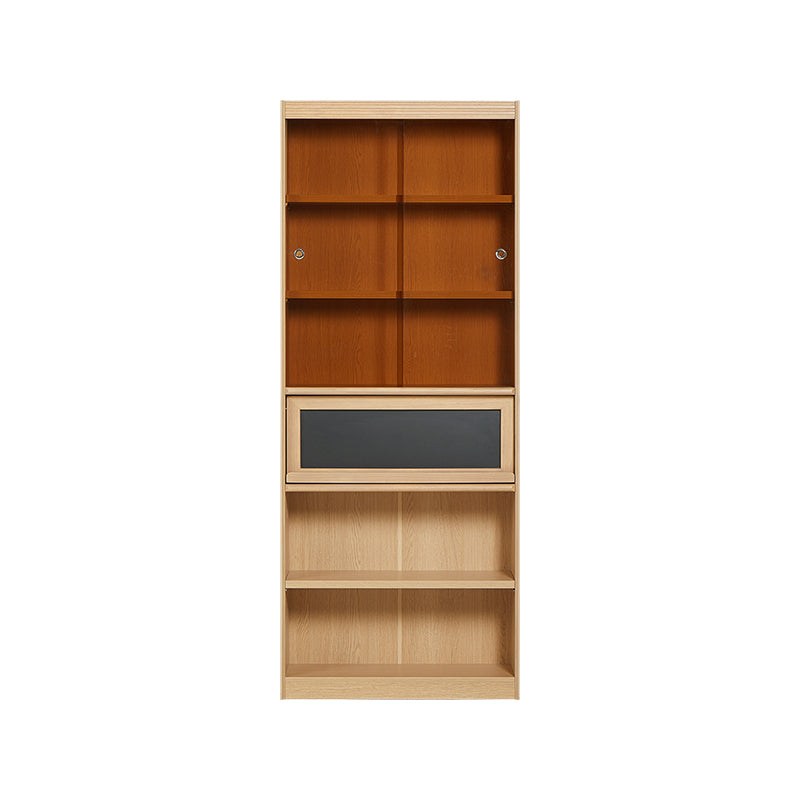 Roger Bookcase Modular Display Shelf & Storage Multiple Size Natural Wood Color