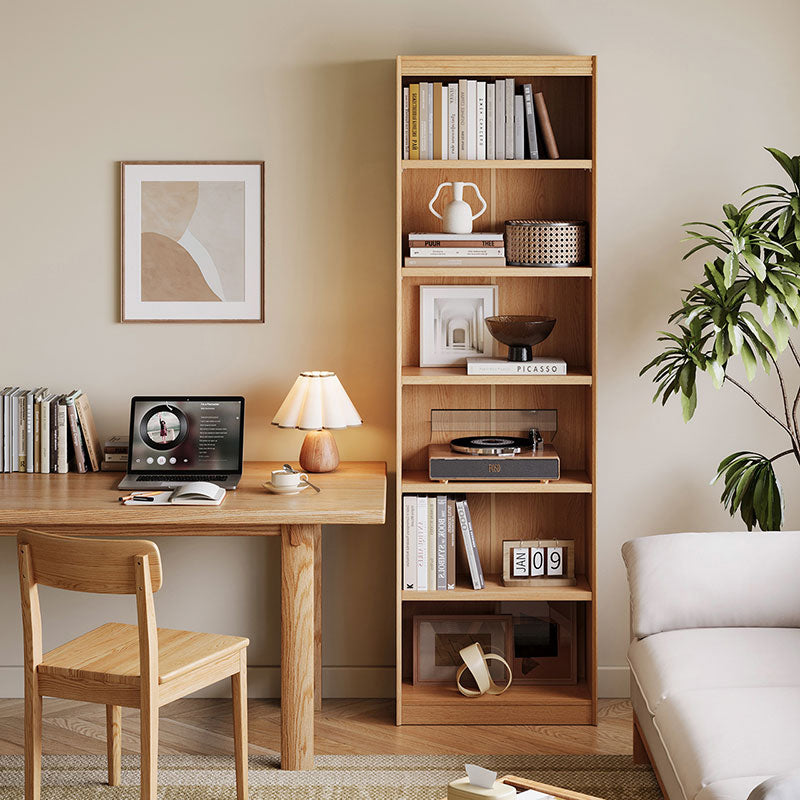 Roger Bookcase Modular Display Shelf & Storage Multiple Size Natural Wood Color