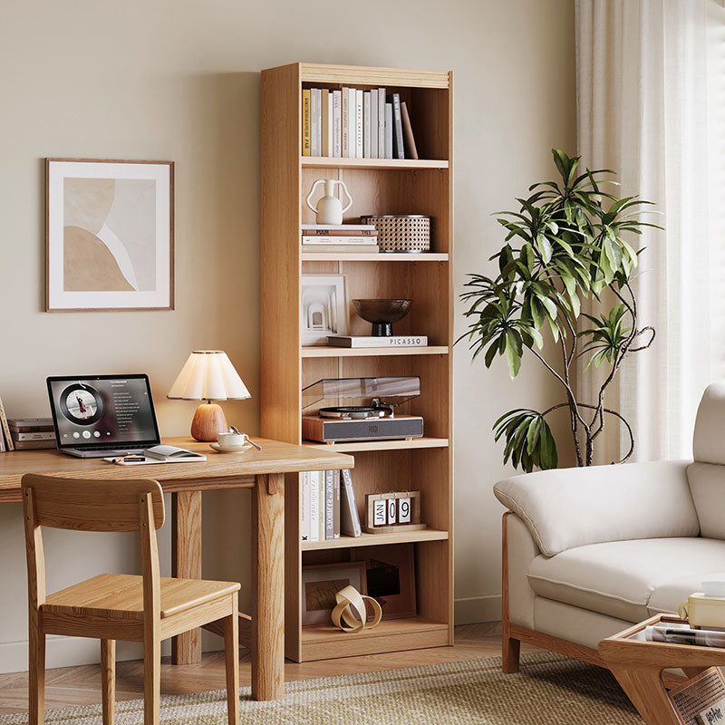 Roger Bookcase Modular Display Shelf & Storage Multiple Size Natural Wood Color