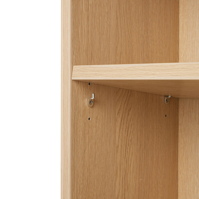 Roger Bookcase Modular Display Shelf & Storage Multiple Size Natural Wood Color