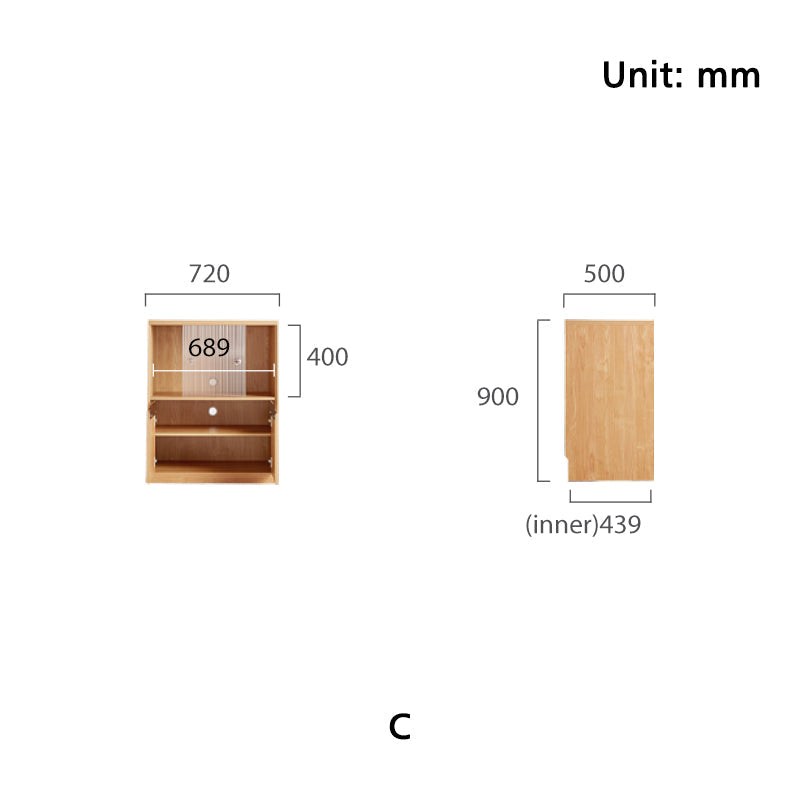 Margaret Floor-standing Modular Storage Cabinet Chest Set for Home