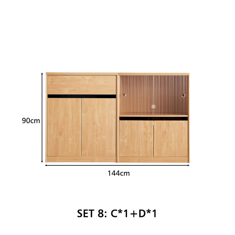 Margaret Floor-standing Modular Storage Cabinet Chest Set for Home
