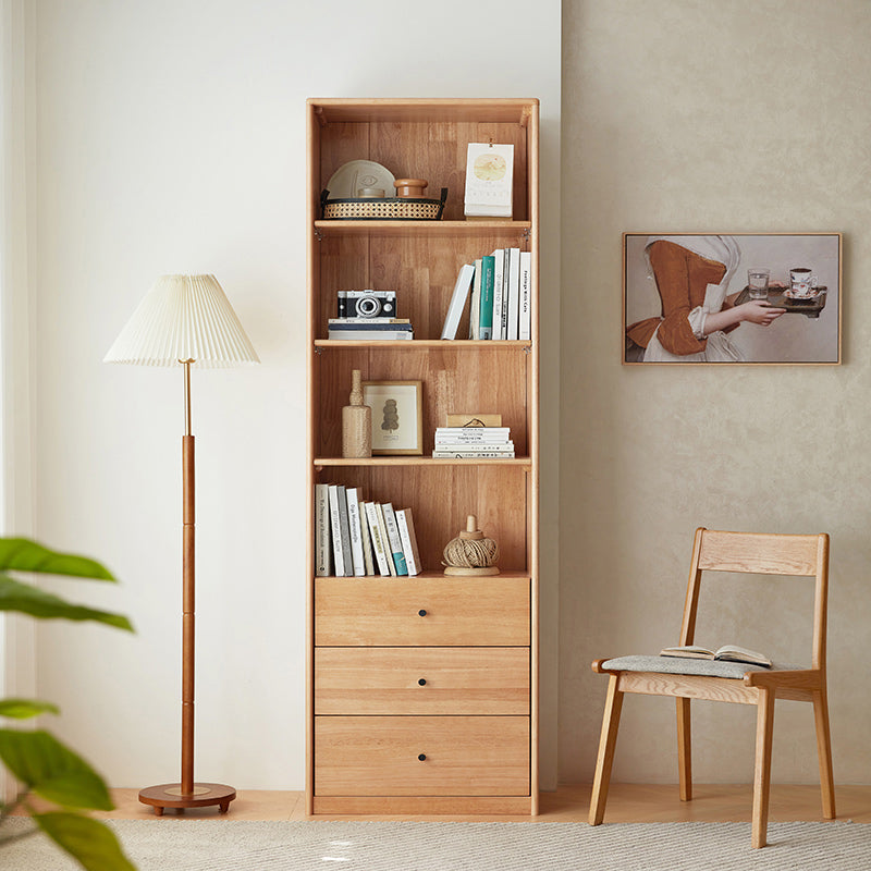 Kathleen Rubberwood Bookcase Modular Display Shelf & Storage Multiple Size