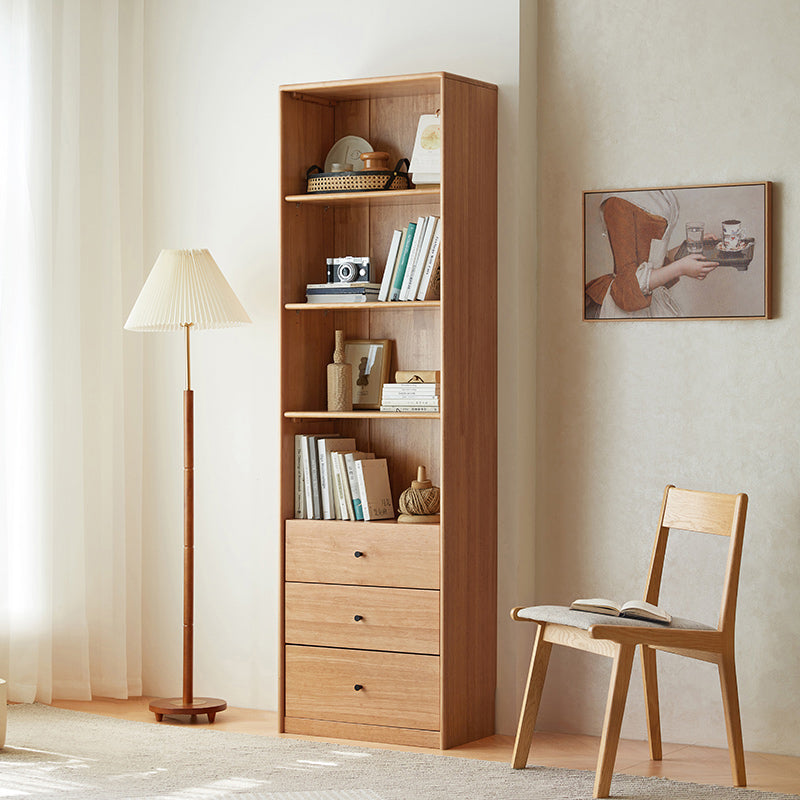 Kathleen Rubberwood Bookcase Modular Display Shelf & Storage Multiple Size