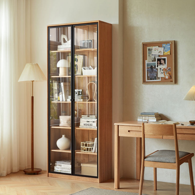 Kathleen Rubberwood Bookcase Modular Display Shelf & Storage Multiple Size