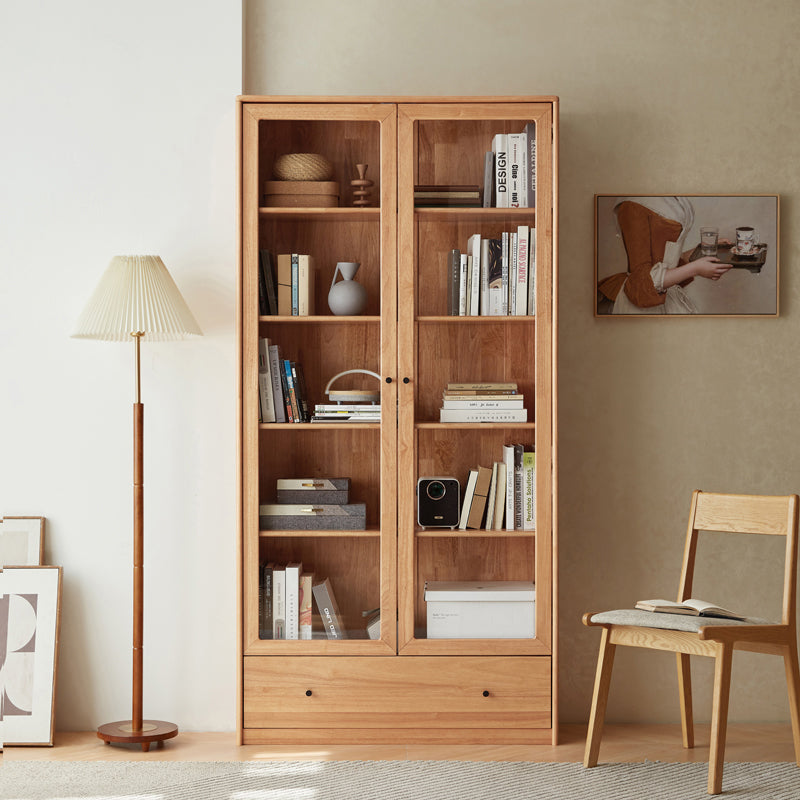 Kathleen Rubberwood Bookcase Modular Display Shelf & Storage Multiple Size