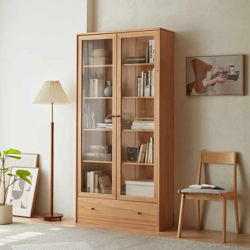 Kathleen Rubberwood Bookcase Modular Display Shelf & Storage Multiple Size