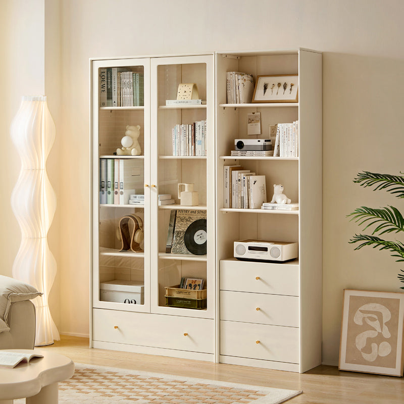 Jacob Rubberwood Bookcase Modular Display Shelf & Storage Multiple Size