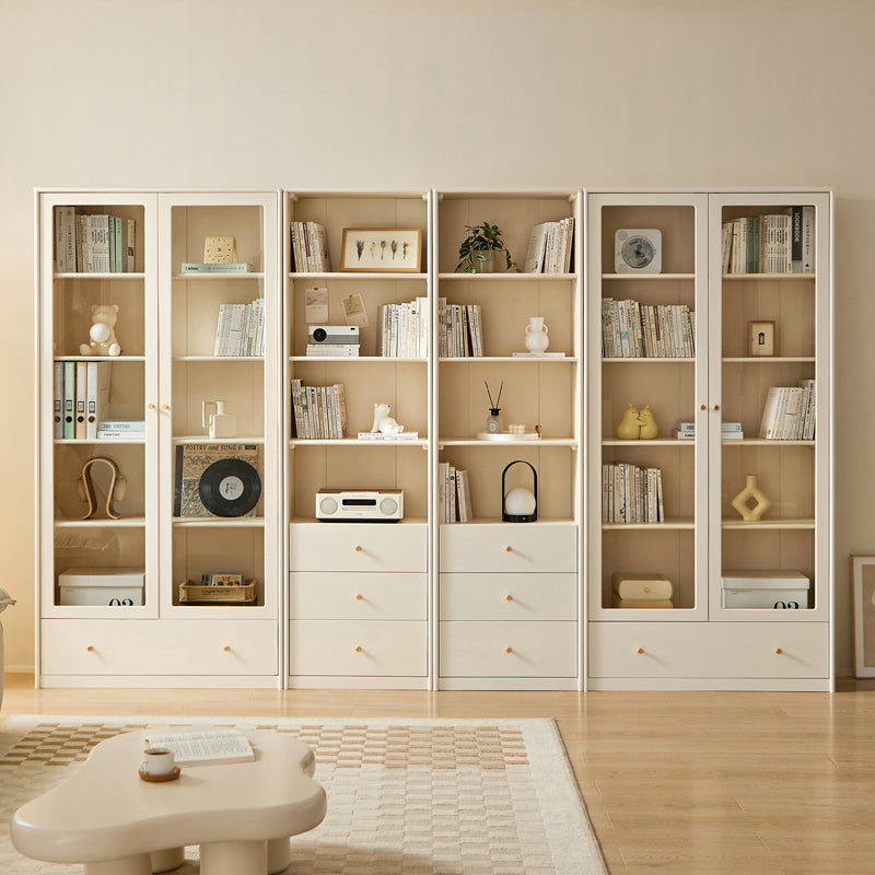 Jacob Rubberwood Bookcase Modular Display Shelf & Storage Multiple Size