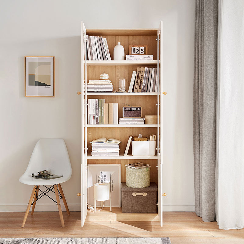 Jacqueline Storage Bookcase with Transparent Doors/Showcase/Display Cabinet