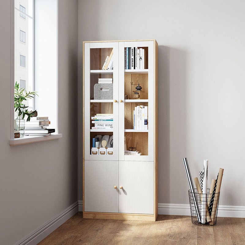 Jacqueline Storage Bookcase with Transparent Doors/Showcase/Display Cabinet