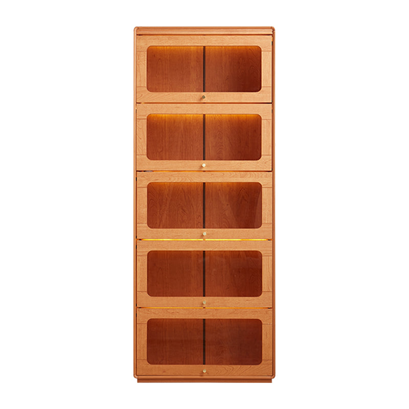 Veronica 0.6m/0.8m Floor-standing Floor Bookcase Bookshelf/Storage Rack With Lighting