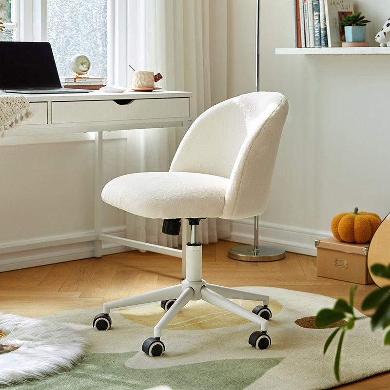 Jeffrey Armless Chair/Rolling Chair/Adjustable Height Office Chair