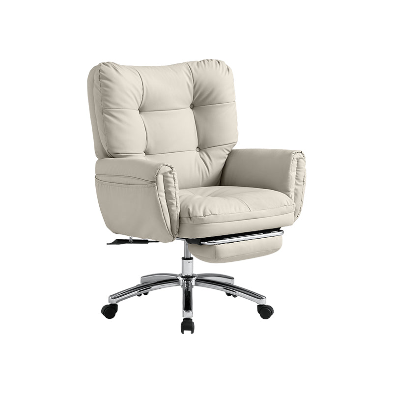 Donna Adjustable Height Computer Chair/Office Chair With Retractable Footrest