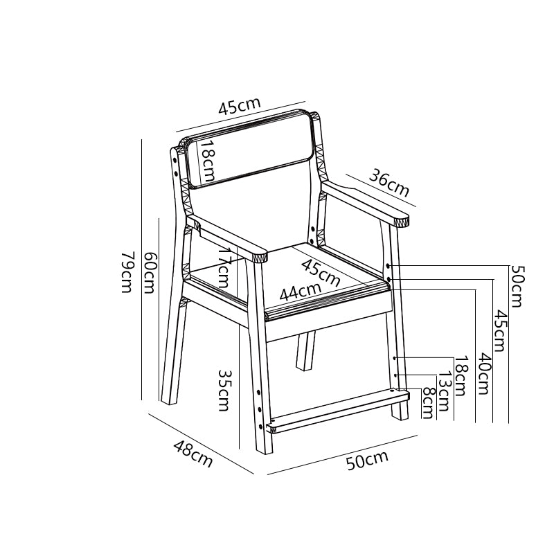 Solid Wood Study Desk and Sinoa Chair set