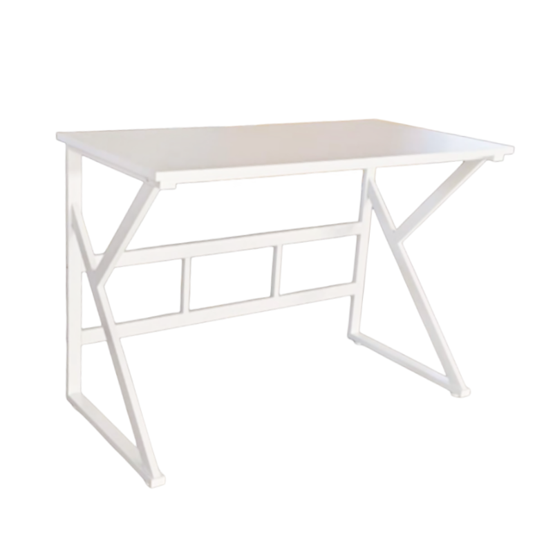 White Computer Study Desk and Pier Chair Set