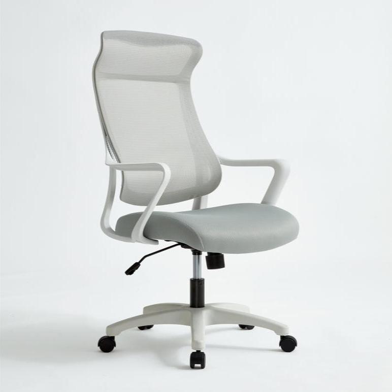 Adjustable Height Mesh Office Chair with Lumbar Support and Headrest/Caster Wheels