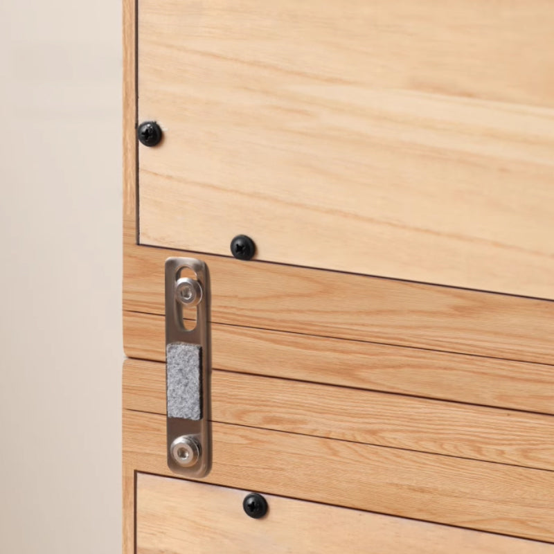 Madison FAS-Graded Solid American Oak Wood Floor-standing Modular Storage Cabinet Chest Set for Home