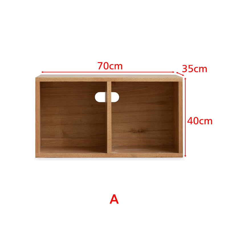 Madison FAS-Graded Solid American Oak Wood Floor-standing Modular Storage Cabinet Chest Set for Home
