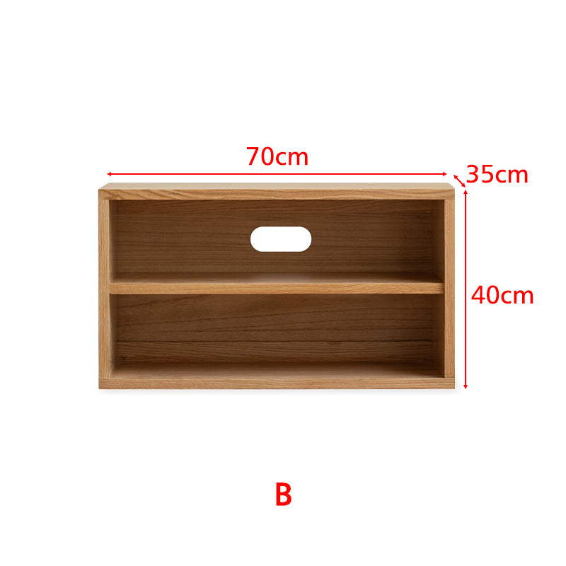 Madison FAS-Graded Solid American Oak Wood Floor-standing Modular Storage Cabinet Chest Set for Home