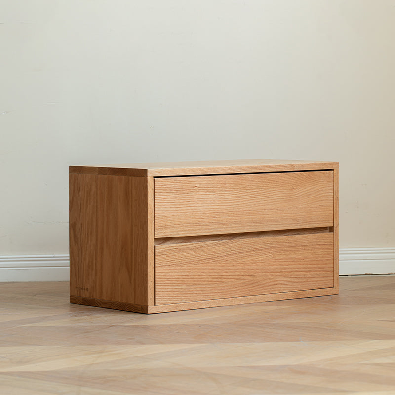 Madison FAS-Graded Solid American Oak Wood Floor-standing Modular Storage Cabinet Chest Set for Home