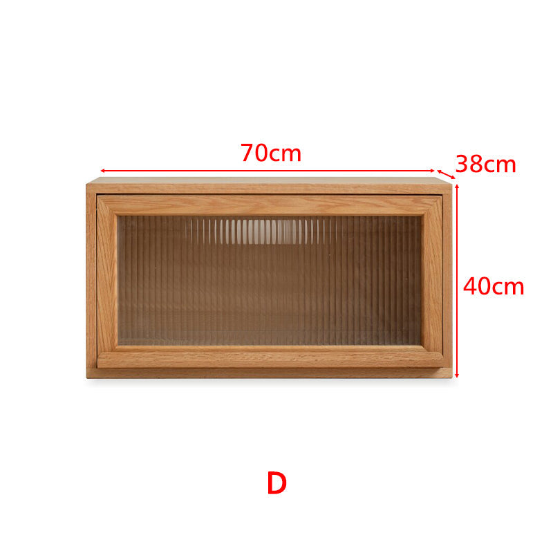Madison FAS-Graded Solid American Oak Wood Floor-standing Modular Storage Cabinet Chest Set for Home
