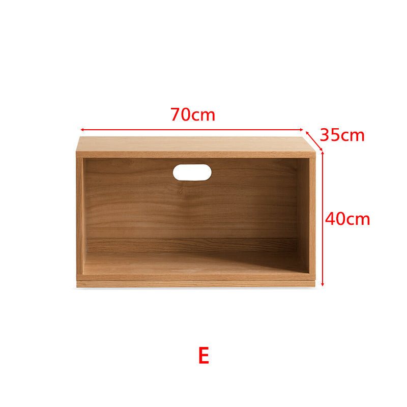 Madison FAS-Graded Solid American Oak Wood Floor-standing Modular Storage Cabinet Chest Set for Home