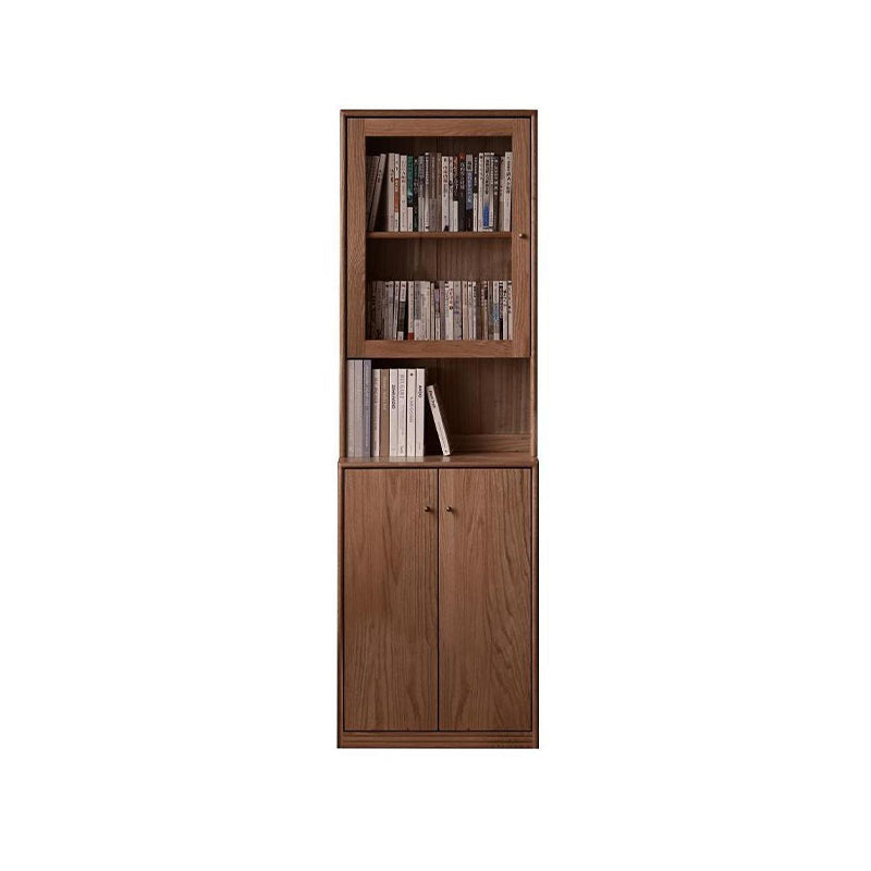 Chic FAS-Graded American Oak Bookcase Modular Display Shelf & Storage Multiple Color