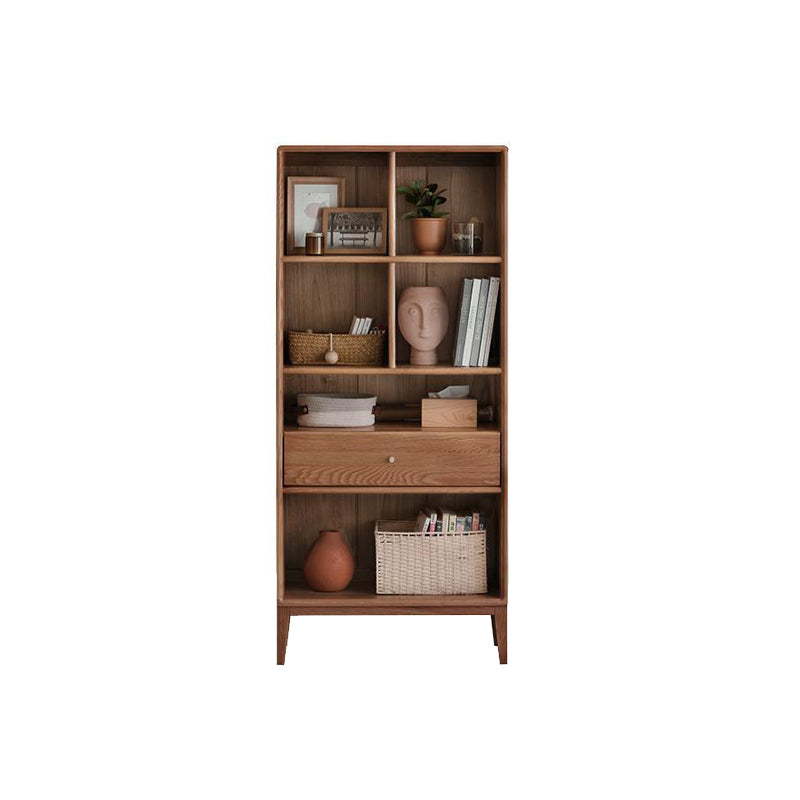 Carol FAS-Graded Solid American Oak Wood Bookcase Display Shelf & Storage Multiple Size