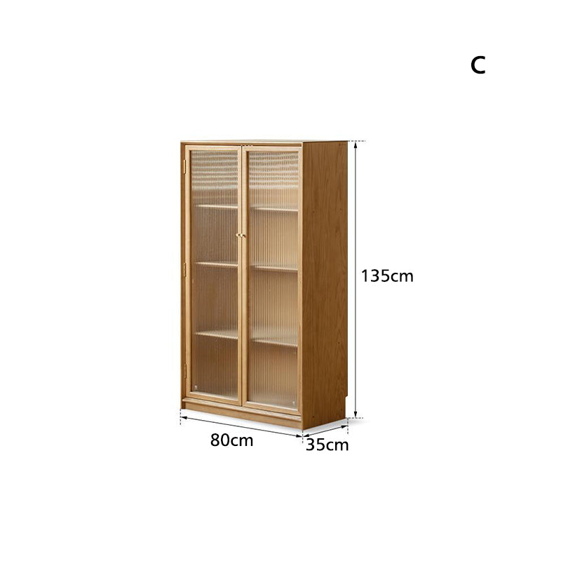 Gregory FAS-Graded Solid Ash Wood Bookcase Display Shelf/Storage Cabinet