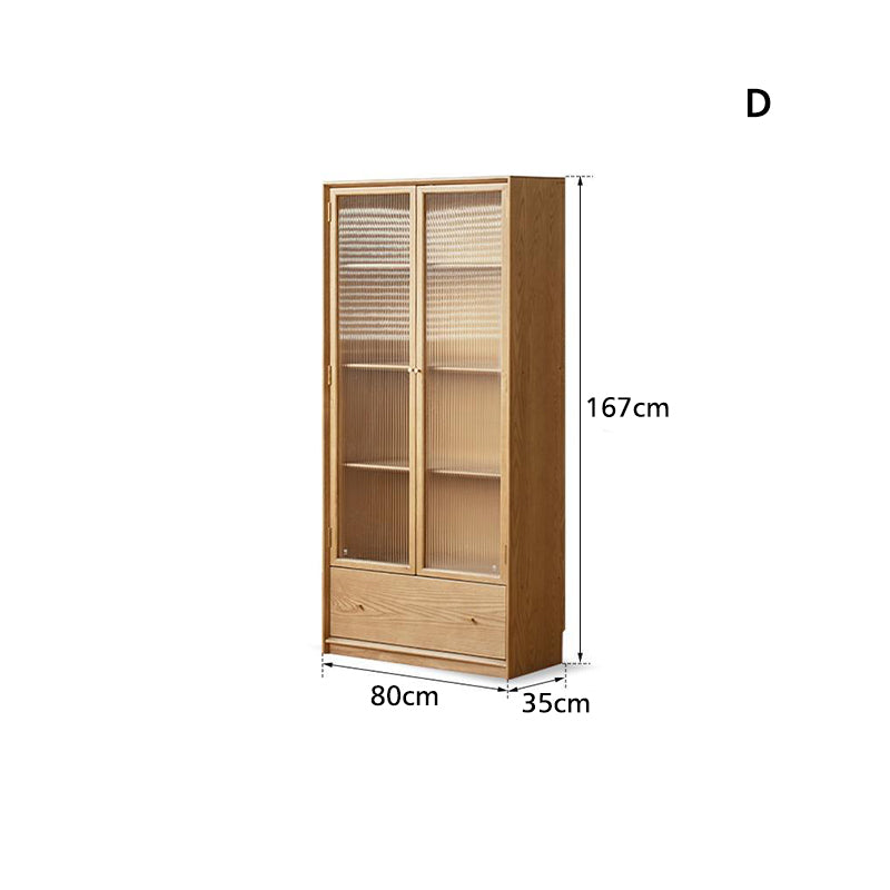 Gregory FAS-Graded Solid Ash Wood Bookcase Display Shelf/Storage Cabinet